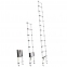 Лестница алюминиевая телескопическая 12 ступ. 3,80 м INTERTOOL LT-3038 0