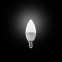 Лампа светодиодная LED C37, E14, 5Вт, 150-300В, 4000K, 30000ч, гарантия 3года. (Свеча) INTERTOOL LL-0152 0
