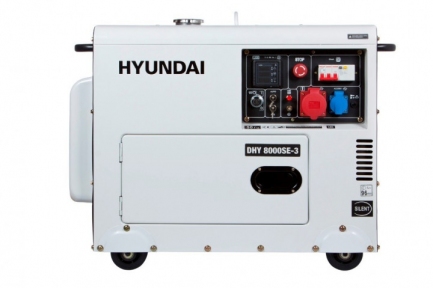 Генератор дизельный HYUNDAI DHY 8000SE-3