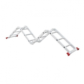 Лестница алюминиевая мультифункциональная трансформер 4x3 ступ., 3,50 м INTERTOOL LT-0030
