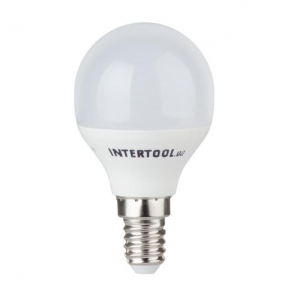 Светодиодная лампа LED 5Вт, E14, 220В, INTERTOOL LL-0102
