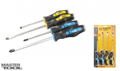 Набор отверток ударных 4 шт Mastertool (40-1153)