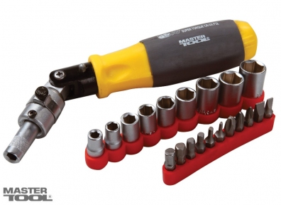 Отвёртка с комплектом насадок 20 эл Mastertool (40-0515)