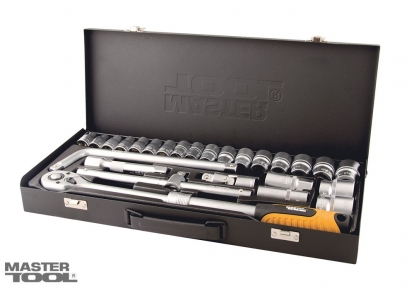 Набор насадок торцевых, 26 шт Mastertool (78-4126)