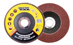 Диск шлифовальный Mastertool лепестковый Т27 зерно  80 125*22 мм