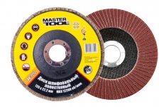 Диск шлифовальный Mastertool лепестковый Т27 зерно 120 125*22 мм