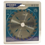 Диск пильний Зенит Профи по дереву 180x22.2, ATB 24