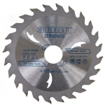 Диск пильний Зенит Профи по дереву 125x22.2, ATB 24