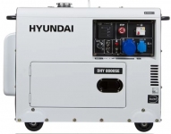 Генератор Hyundai DHY 8000SE дизельный однофазный 6.5 кВт