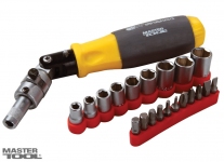 Отвёртка с комплектом насадок 20 эл Mastertool (40-0515)