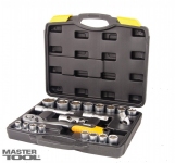 Набор насадок торцевых, 21 шт Mastertool (78-4021)