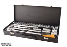 Набор насадок торцевых, 26 шт Mastertool (78-4126)