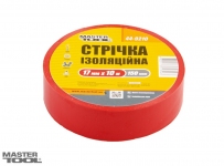 Лента изоляционная красная 10 шт Mastertool (44-9210)