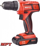 Дрель-шуруповерт аккумуляторная 21V MPT (MCDT2126.B2)